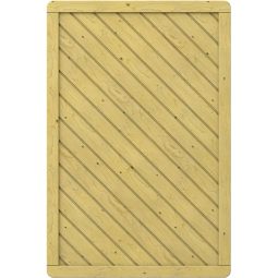 TraumGarten Sichtschutzzaun GADA Holz Sichtschutz 3