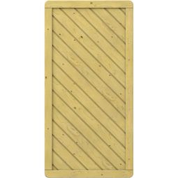 TraumGarten Sichtschutzzaun GADA Holz Sichtschutz 4