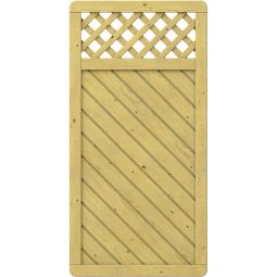 TraumGarten Sichtschutzzaun GADA Holz mit 4