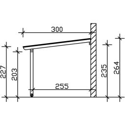 Skan Holz Terrassenüberdachung Andria Terrassendach 7