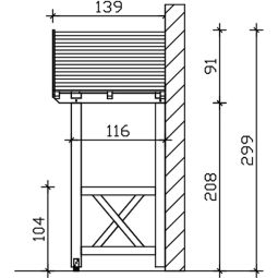 Skan Holz Vordach Stralsund Dach 4