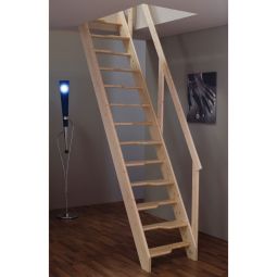 Minka Wangentreppe Softline Fichte Raumspartreppe 3