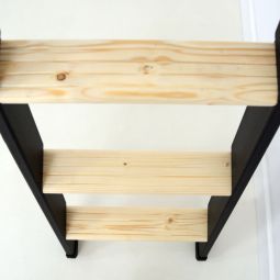 Minka Wangentreppe Strong schwarz Raumspartreppe 4