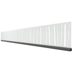 TraumGarten Sichtschutzzaun SYSTEM Dekorprofil LINEA 4