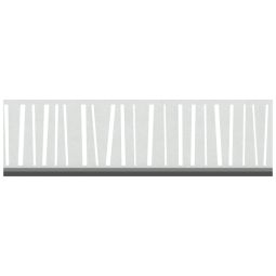 TraumGarten Sichtschutzzaun SYSTEM Dekorprofil LINEA 5