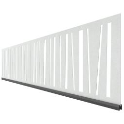 TraumGarten Sichtschutzzaun SYSTEM Dekorprofil LINEA 6