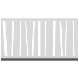 TraumGarten Sichtschutzzaun SYSTEM Dekorprofil LINEA 7