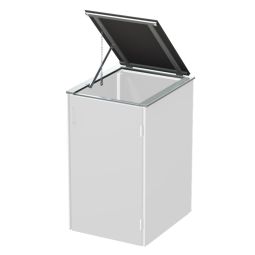 Binto Mülltonnenbox Klappdeckel HPL Schiefer 3