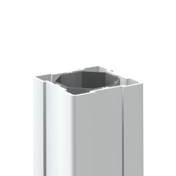 TraumGarten Abdeckprofil LONGLIFE Pfosten Weiß 3