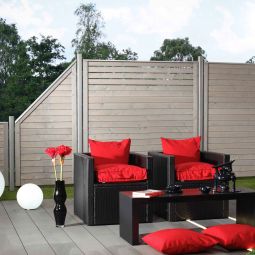 TraumGarten Sichtschutzzaun NEO DESIGN Holz 5