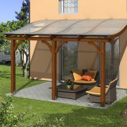 Skan Holz Terrassenüberdachung Venezia Terrassendach 5
