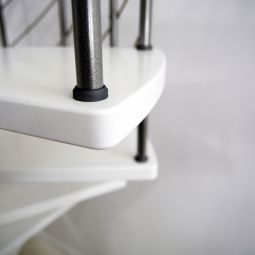 Minka Spindeltreppe Venezia grau Wendeltreppe 3