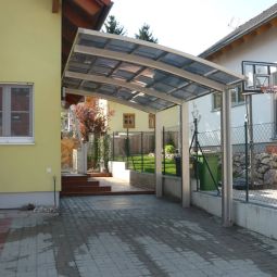 XIMAX Aluminium Carport Portoforte Edelstahl 4