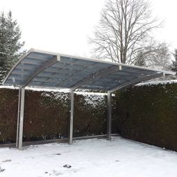 XIMAX Aluminium Carport Portoforte Edelstahl 5