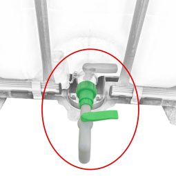 Wellker IBC Kugelhahn PVC mit 4