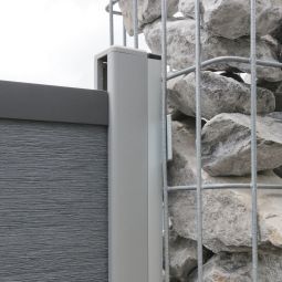 TraumGarten Sichtschutzzaun Zaun-Gabionenverbinder Set 7