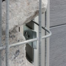 TraumGarten Sichtschutzzaun Zaun-Gabionenverbinder Set 6