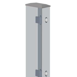 Doppelstabmattenzaun Rundum-sorglos-Paket Zink 4