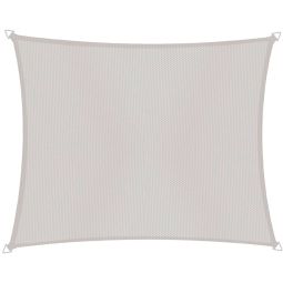 Windhager Balkon-Sonnensegel rePET 1,4x2,7 m Grau aus 100% recyceltem Polyester