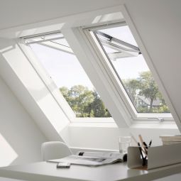 VELUX Klappflügelfenster GPU 0070 Kunststoff Thermo Aluminium 2-fach Standard-Verglasung