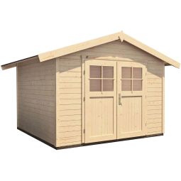 weka Gerätehaus 122 naturbelassen Geräteschuppen sämtliche Holzteile aus Nadelholz