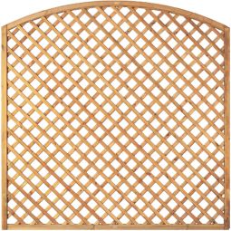 T&J Bogen-Rankzaun MW 6x6 cm Sichtschutz Bogen-Rankzaun, Maße 180x180/160 cm, kesseldruckimprägniertes Holz, 6x6 cm Maschenweite, Rahmenstärke ca. 45x45 mm