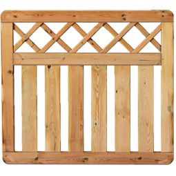 T&J Vorgartenzaun Kampen Senkrecht Vorgartenzaun KAMPEN, senkrecht, 180x90 cm und 100x90 cm, kesseldruckimprägniert, glatt gehobelt, verzinkt geklammert