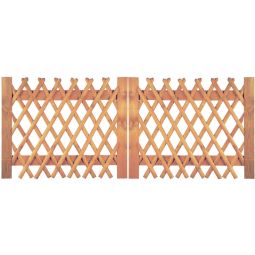 T&J Jägerzaun Doppeltor Vorgartenzaun Klassisches Jägerzaun-Doppeltor aus imprägnierter Kiefer/Fichte, in 300x80, 300x100 und 300x120 cm erhältlich