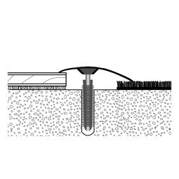 PARKETTFREUND Anpassprofil PF 186 Alu eloxiert Edelstahl Einschlagdübel Übergangsschiene grau Aluminium‑Übergangsprofil mit Edelstahl‑Optik für Bodenübergänge, verschiedene Varianten, bis 1,8m, Höhenausgleich 0-20mm