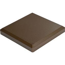GroJa Ersatzkappe für BPC-Steckzaunpfosten Terra 10x10 cm Kunststoff