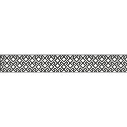 GroJa Steckzaun Designeinsatz Abstract Aluminium Anthrazit DB 703 Pulverbeschichtet, 179,5x25,5x0,15 cm, ohne Adapterleisten-Set