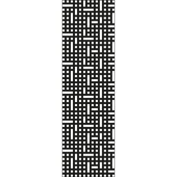 GroJa XL-Designeinsatz Mesh Aluminium Anthrazit DB 703 Sichtschutz 60x180 cm, mit rundumlaufendem Rahmen, inklusive Befestigungsmaterial