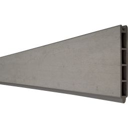 GroJa Solid Steckzaun Sichtschutzzaun Einzelprofil Bi-Color Sand Sichtschutz Steckzaun Lamellenzaun Beidseitig gleiche Optik, sehr viele Kombinationsmöglichkeiten, 180x15x1,9 cm