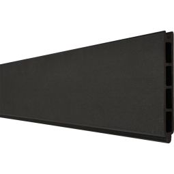 GroJa Solid Steckzaun Sichtschutzzaun Einzelprofil Anthrazitgrau Sichtschutz Steckzaun Lamellenzaun Beidseitig gleiche Optik, sehr viele Kombinationsmöglichkeiten, 180x15x1,9 cm