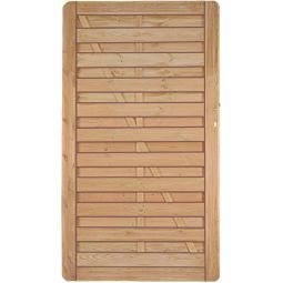 T&J Sichtschutzzaun Avantgarde gerade TOR Avantgarde-Tor aus imprägnierter Kiefer/Fichte mit Diagonalstrebe, Einsteckschloss und gerundeten Ecken, DIN links/rechts verwendbar