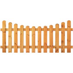 T&J HEIKO Gartenzaun Unterbogen HEIKO-Gartenzaun Unterbogen aus imprägnierter Kiefer/Fichte mit gerundeten Latten, verzinkter Vernagelung und geschwungener Form