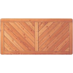 T&J Gartenzaun ESBJERG Lärchenholz Vorgartenzaun Holzzaun Gartenzaun ESBJERG 180x90 cm, aus robuster Lärche, abgerundete Ecken, Profilbretter-Füllung, geklammert mit Edelstahl – langlebig & stilvoll