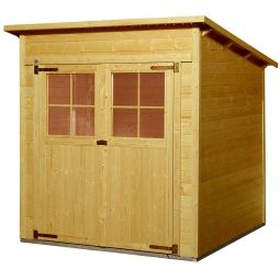 weka Gerätehaus 325 lasiert Geräteschuppen verschiedene Größen, Fichtenholz mit Wandstärke 19 mm