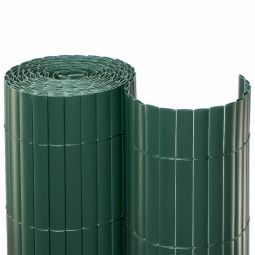 NOOR Sichtschutzmatte PVC Grün Sichtschutzzaun Attraktiver Sichtschutz für Garten, Balkon und Terrasse, wasserfest, schimmelresistent und witterungsbeständig