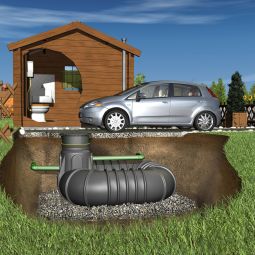 GRAF Sammelgrube Rondus Zisterne Regenwassertank mit DIBt-Zulassung