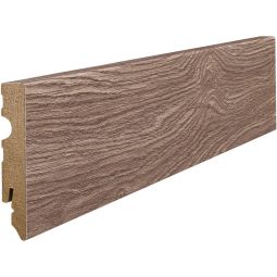 HARO Stecksockelleiste Cube Eiche Veneto crema Fußleisten Moderne Optik in elegantem Crema mit natürlicher Holzstruktur