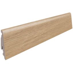 HARO Stecksockelleiste Eiche Melina Eleganza puro Fußleisten Helle Holzoptik trifft auf schnelle, saubere Wandabschlüsse, 2200x19x58 mm