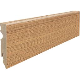 HARO Stecksockelleiste Cube Eiche Emilia Honig Fußleisten Hochwertige MDF-Sockelleiste mit natürlicher Honig-Eichenoptik