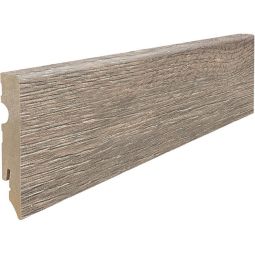 HARO Stecksockelleiste Cube Eiche Veneto mocca Fußleisten Dunkler Holzton für stilvolle Akzente und robuste Raumgestaltung