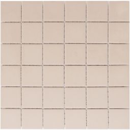 Wellker Keramikmosaik Feinsteinzeug Weiß matt R11 30,6x30,6 cm Antislip Mosaikfliesen vielseitig einsetzbar