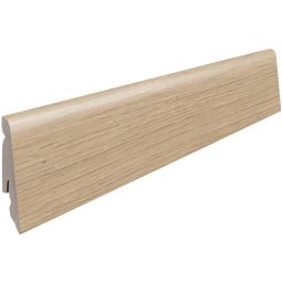 HARO Stecksockelleiste Eiche Bari puro Fußleisten Maß 19x58 mm, steckbar, helles Eichedekor mit klarer Struktur