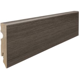 HARO Stecksockelleiste Cube Nussbaum Cesano Fußleisten Dekorative Lösung mit präzisem Stecksystem für sauberen Wandabschluss