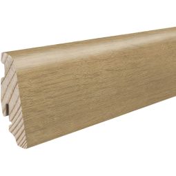 HARO Stecksockelleiste DISANO Gebirgseiche honig Nässeschutz Fußleisten Wasserresistente 19x58 mm Leiste mit MDF-Träger