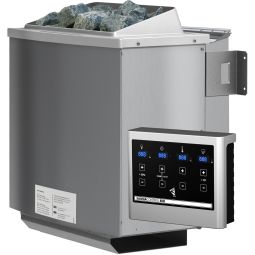 Karibu Saunaofen 9 kW Bio-Kombiofen inkl. Steuergerät Easy Bio Mit praktischem Steuergerät, inklusive 12 kg Diabas Saunasteine