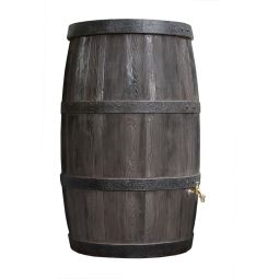Rewatec Arves Regentonne Burgund dunkelbraun Regenfass Weinfass 500 Liter